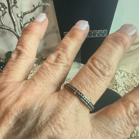 Sterling Silver Silpada  Dot Band 925 - Picture 5 of 8